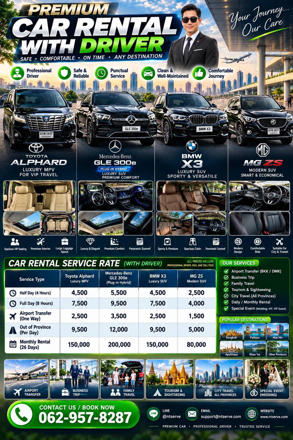 Premium VIP Car Rental Fleet